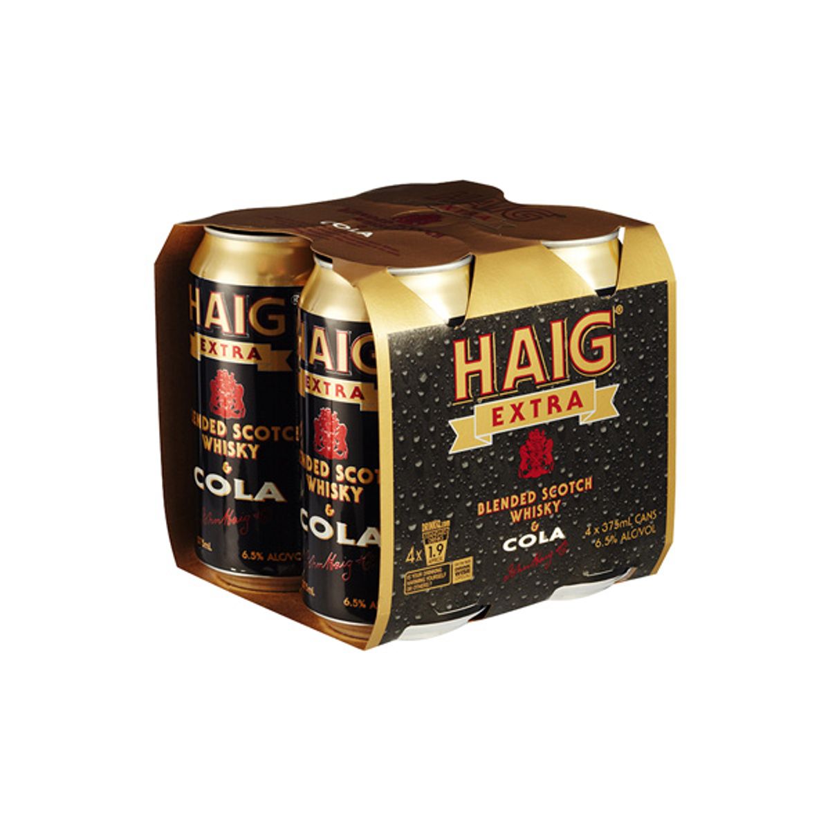 Haig Extra & Cola 6.5% Can 375mL | Thirsty Camel