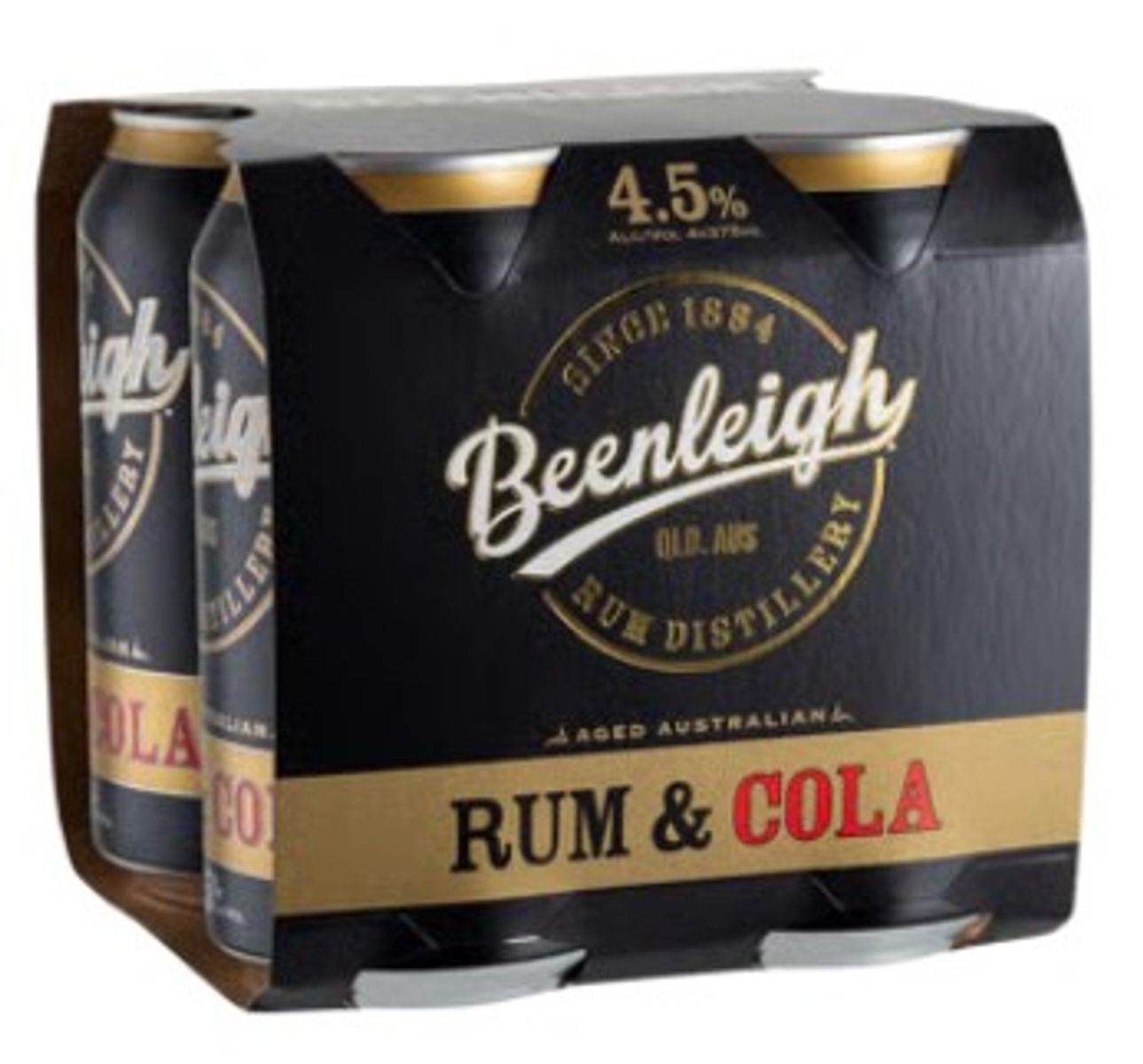 Beenleigh Beenleigh Rum & Cola 4.5% Can 375ml | Thirsty Camel