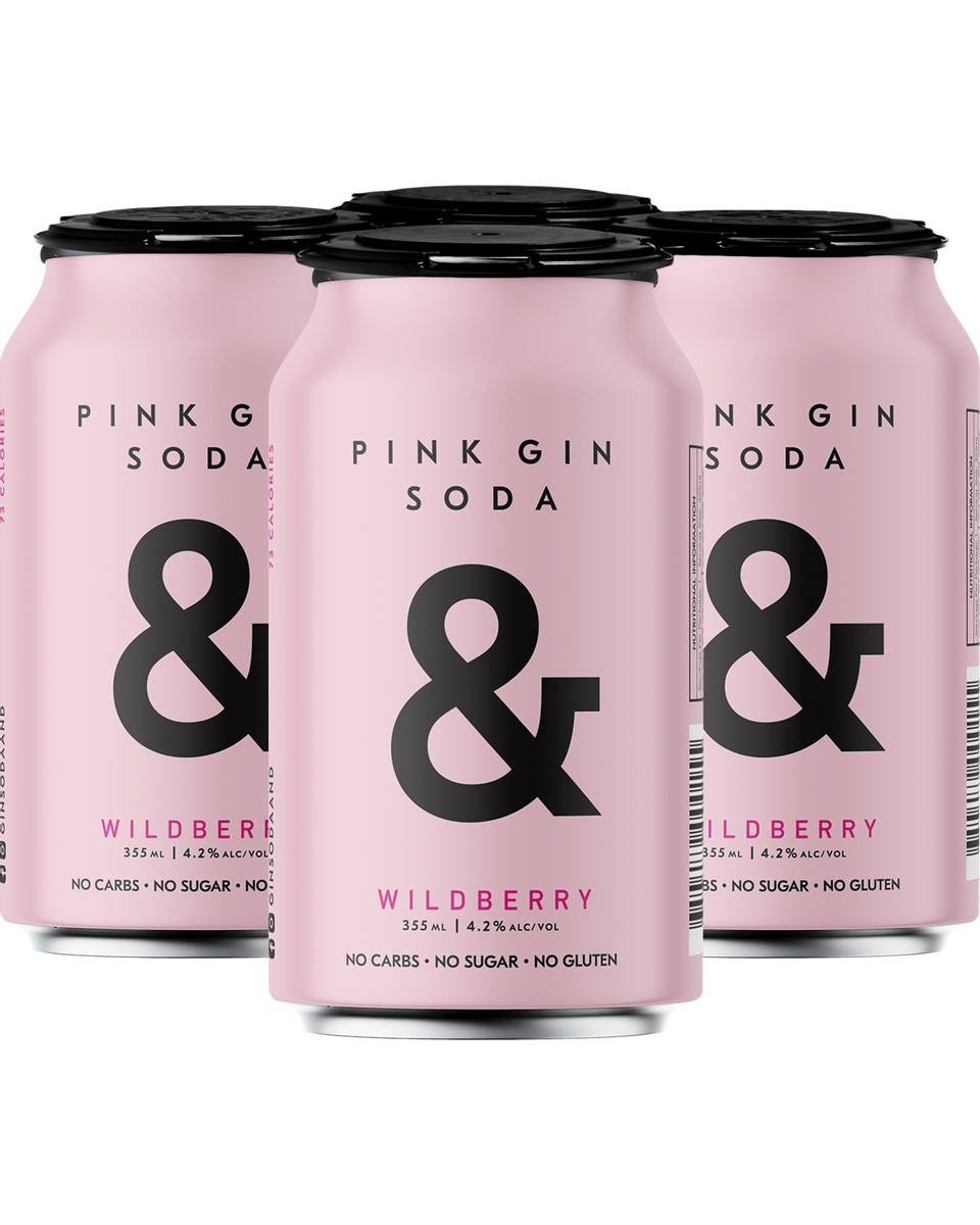 Ampersand Pink Gin & Soda Can 330ml Thirsty Camel