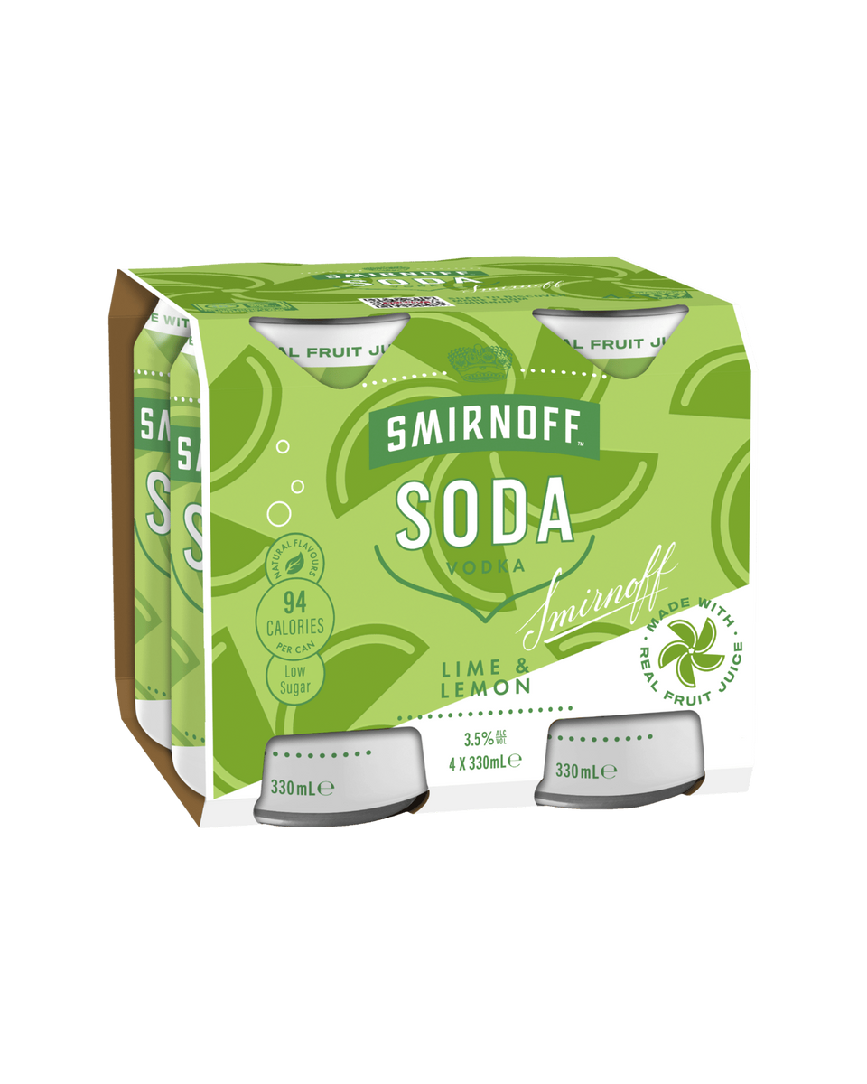 Smirnoff Soda Lime & Lemon Can 3.5 Thirsty Camel