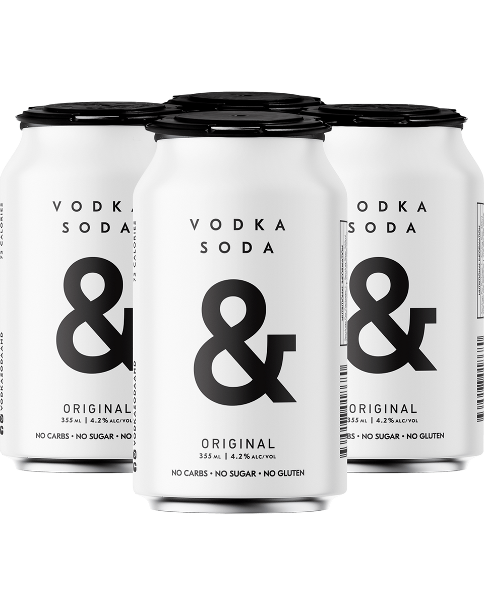 Ampersand Vodka & Soda Can 355ml Thirsty Camel