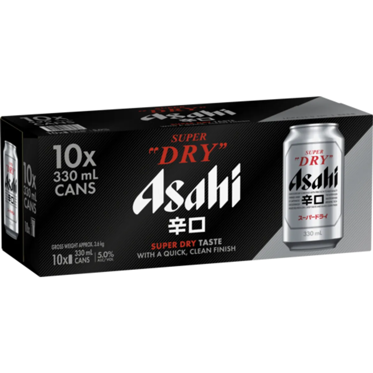 Asahi Asahi Super Dry Can 330ml 10pk | Thirsty Camel
