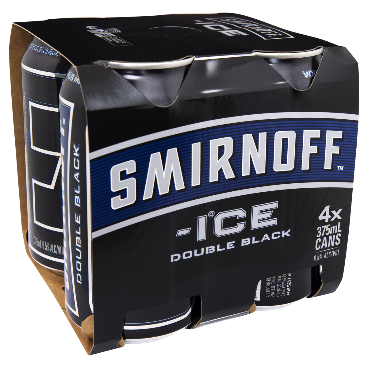 Smirnoff Ice Double Black 6.5 Can 375ml Thirsty Camel