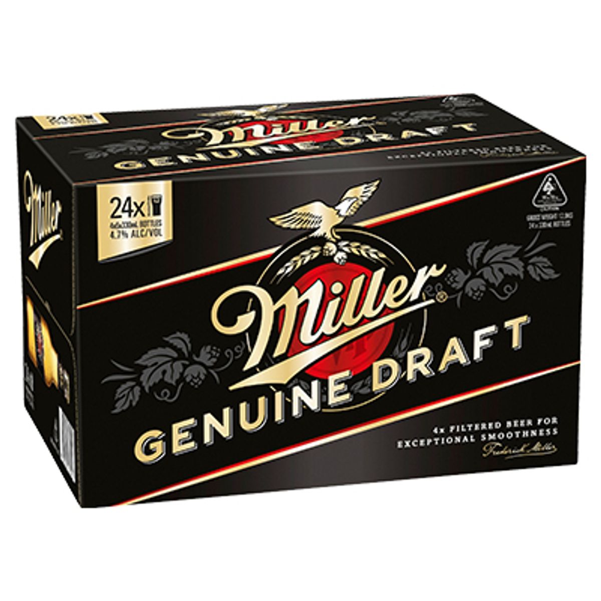 Miller Genuine Draft Bottle 330mL | Thirsty Camel