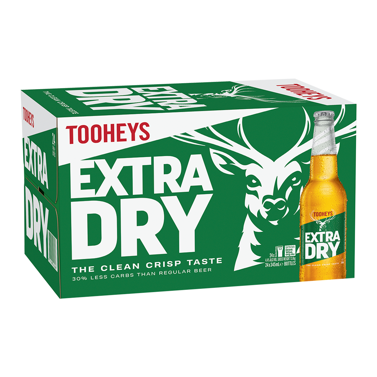 Tooheys Extra Dry Bottle 345mL Thirsty Camel