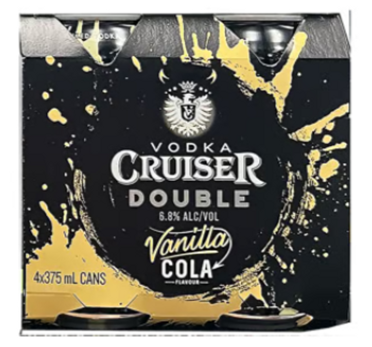 Vodka Cruiser Double Vanilla Cola Can 375ml | Thirsty Camel