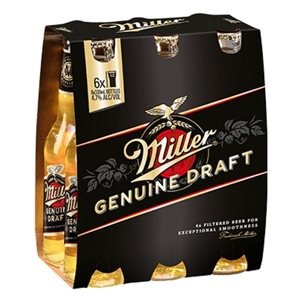 Miller Genuine Draft Bottle 330mL | Thirsty Camel