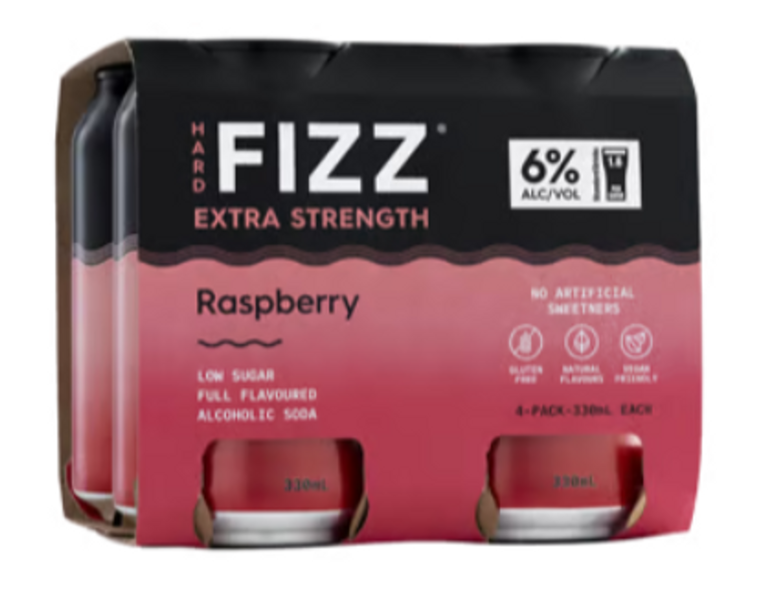 Hard Fizz Extra Strength Raspberry Seltzer | Thirsty Camel