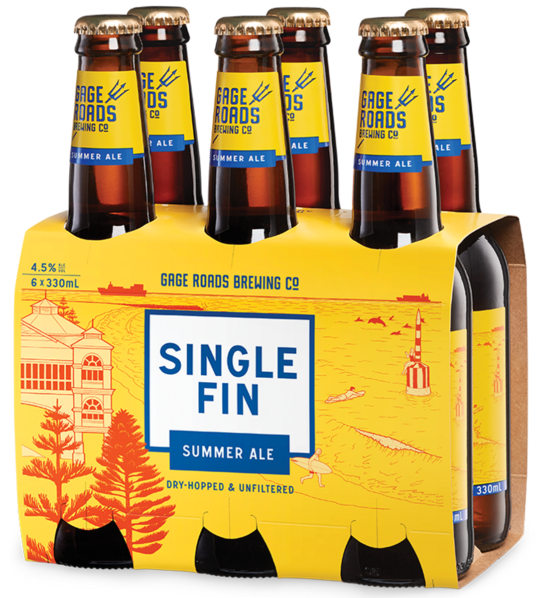 Gage Roads Single Fin Summer Ale Bottle 330mL | Thirsty Camel