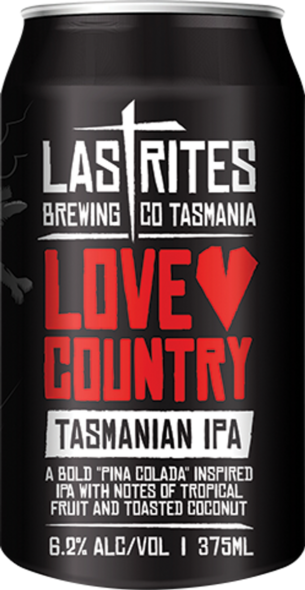 Last Rites Love Country Tasmanian IPA Can 375ml | Thirsty Camel