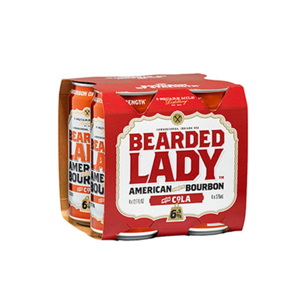 Bearded Lady American Bourbon & Cola 6.5% Can 375mL | Thirsty Camel