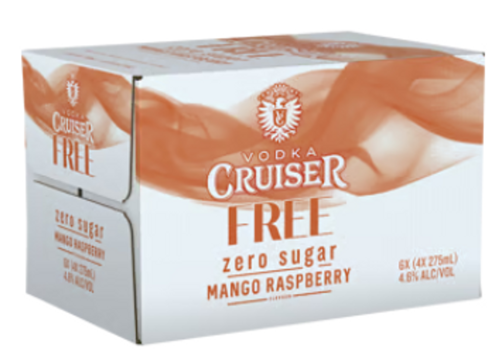 Vodka Cruiser Sugar Free Mango Raspberry Bottle 275mL | Thirsty Camel