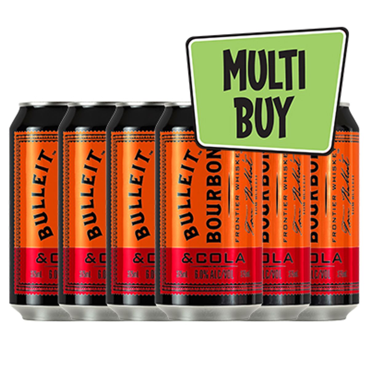 Bulleit Bourbon & Cola 6.0% Can 375mL | Thirsty Camel