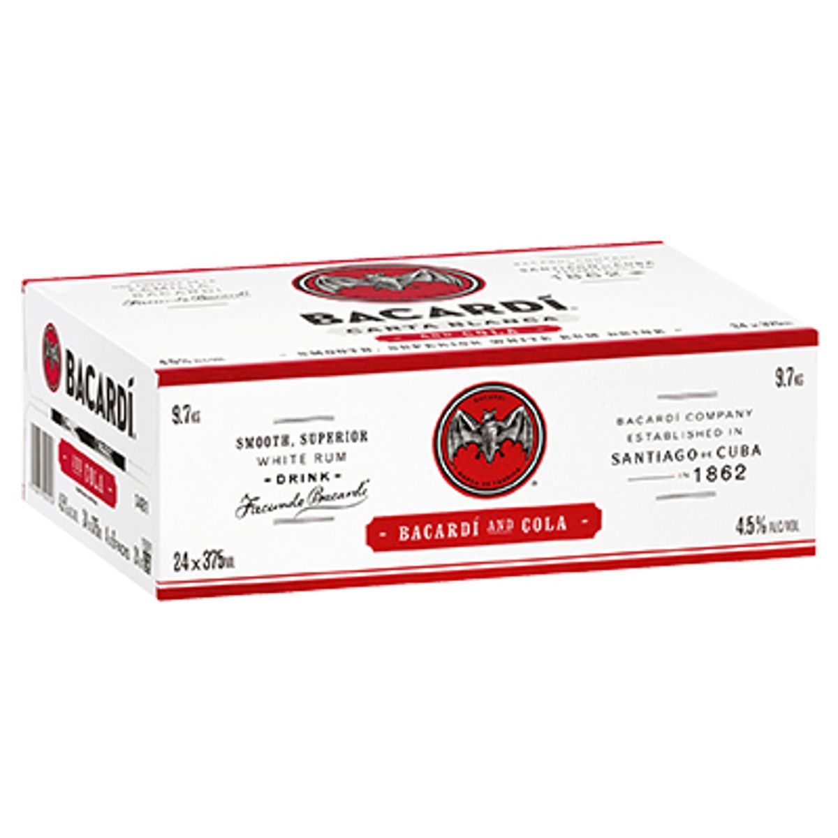 Bacardi Rum & Cola 4.5% Can 375mL | Thirsty Camel