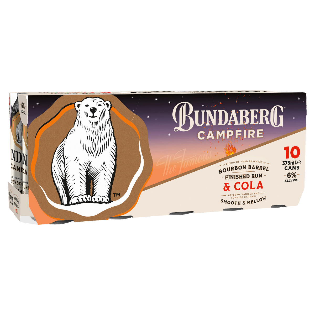 Bundaberg Campfire Bourbon Barrel 6 % Rum & Cola | Thirsty Camel