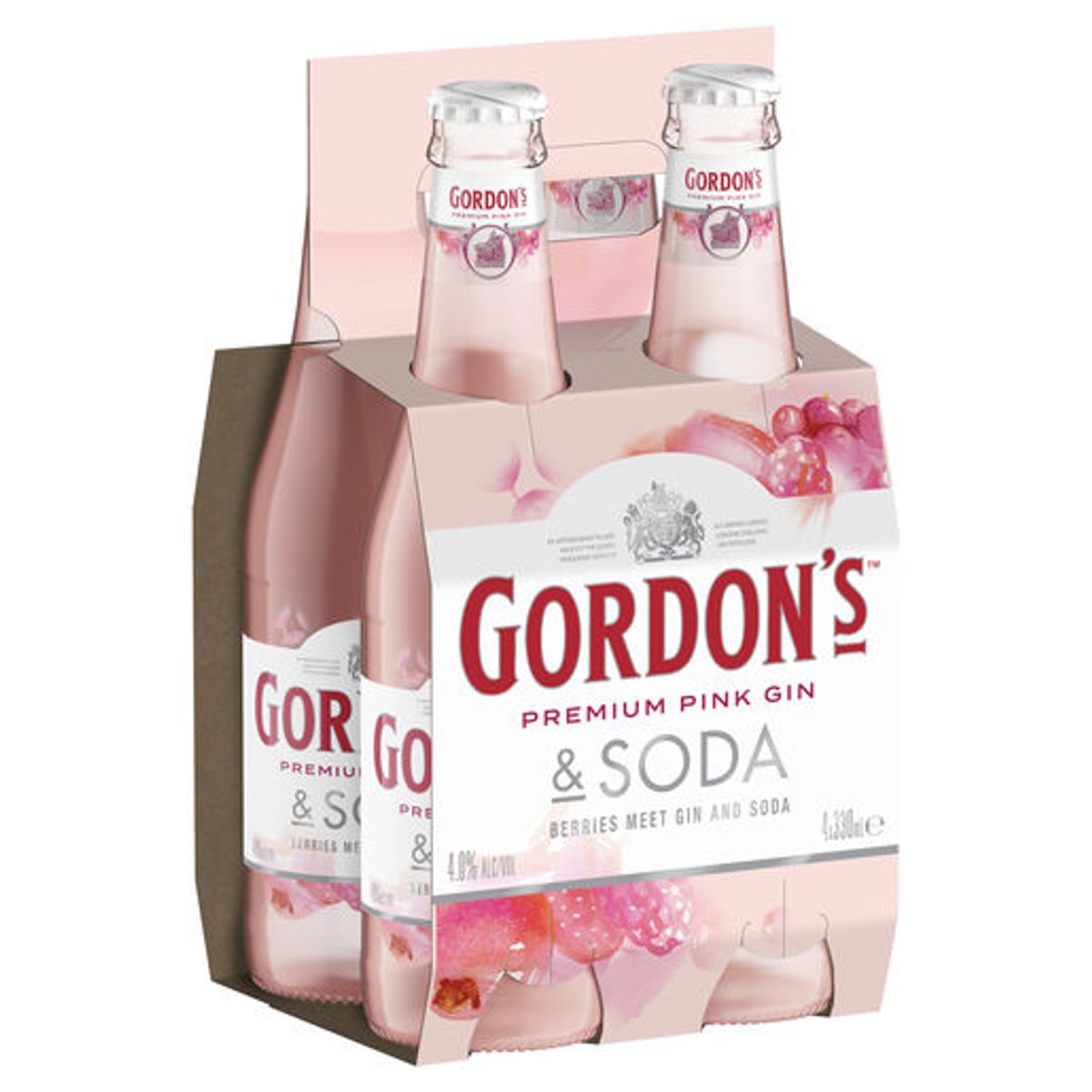 Gordon's Pink Gin & Soda Bottle 330mL Thirsty Camel