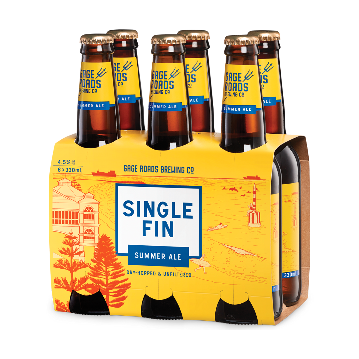 Gage Roads Single Fin Summer Ale Bottle 330mL Thirsty Camel
