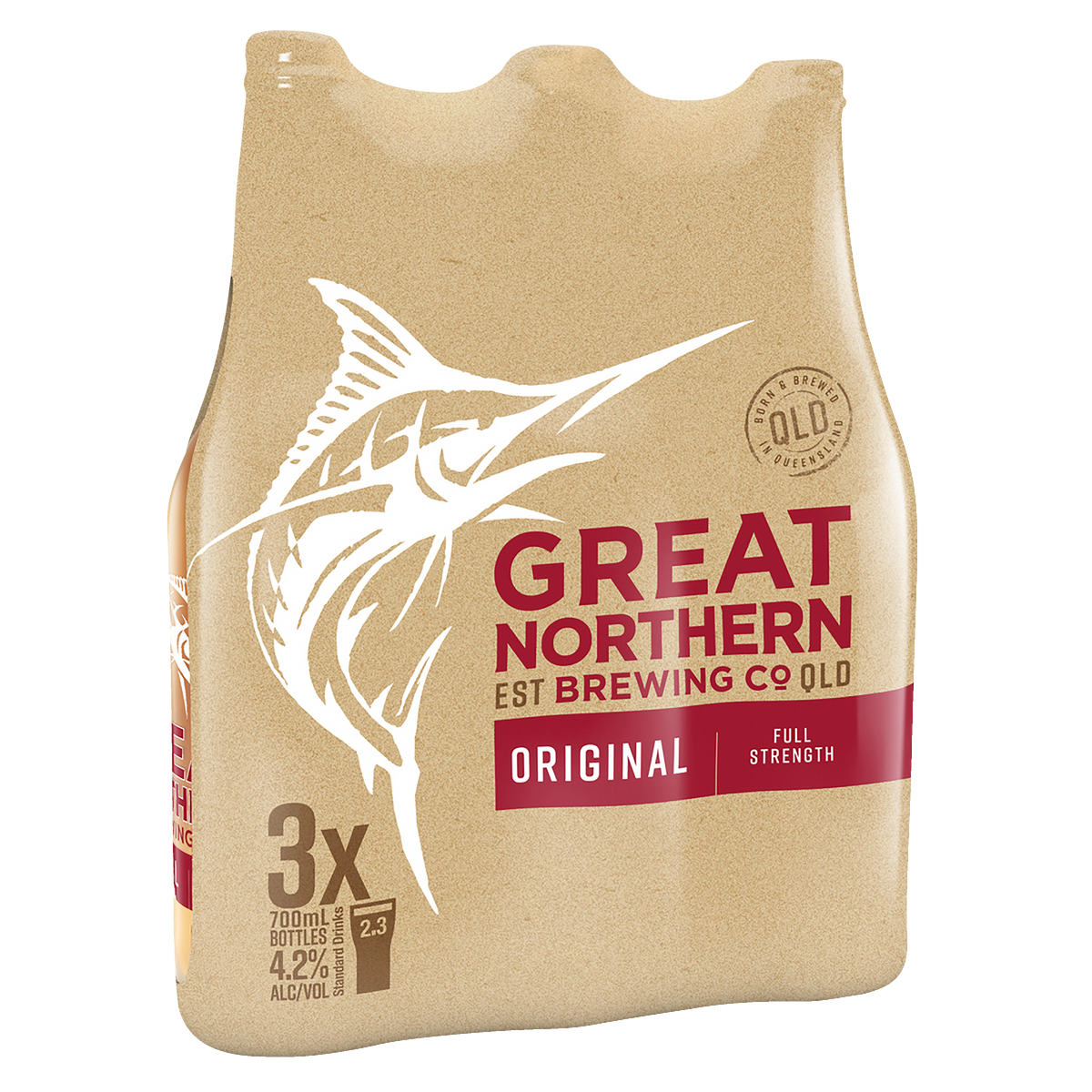 Great Northern Brewing Co Original Lager 4.2% Bt 700ml 3pk | Thirsty Camel