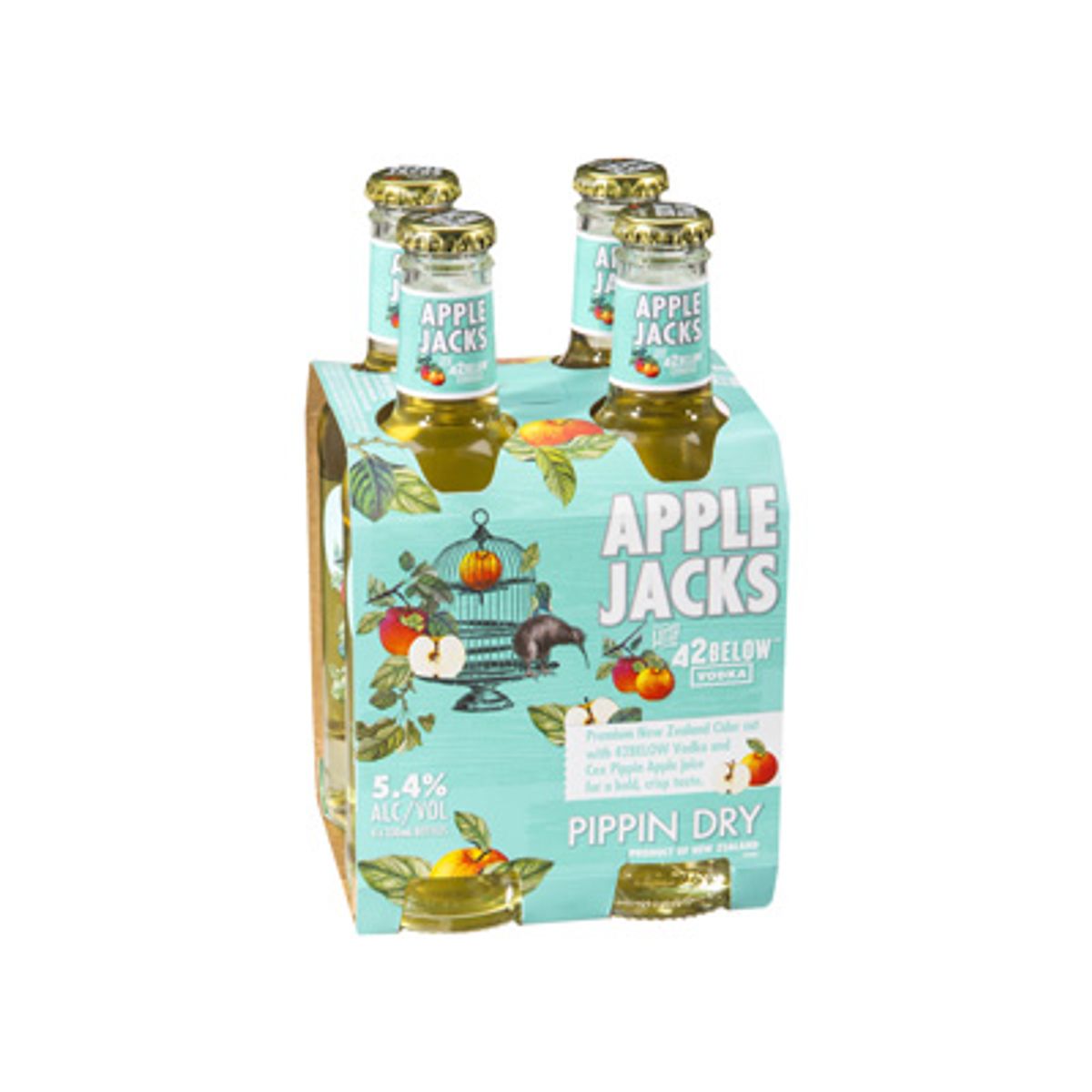 Applejacks Pippin Dry Cider Bottle 330mL | Thirsty Camel
