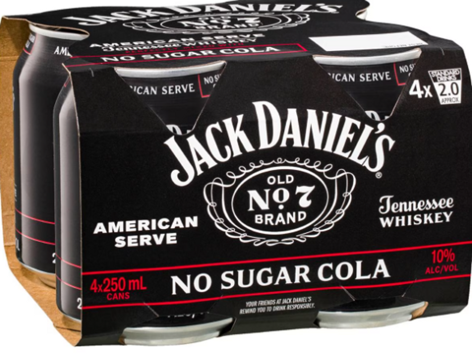 Jack Daniel's American Serve & No Sugar Cola | Thirsty Camel