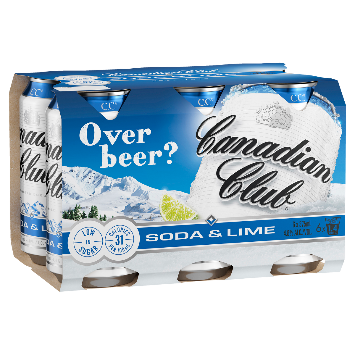 Canadian Club Whisky, Soda & Lime 4.8 Thirsty Camel