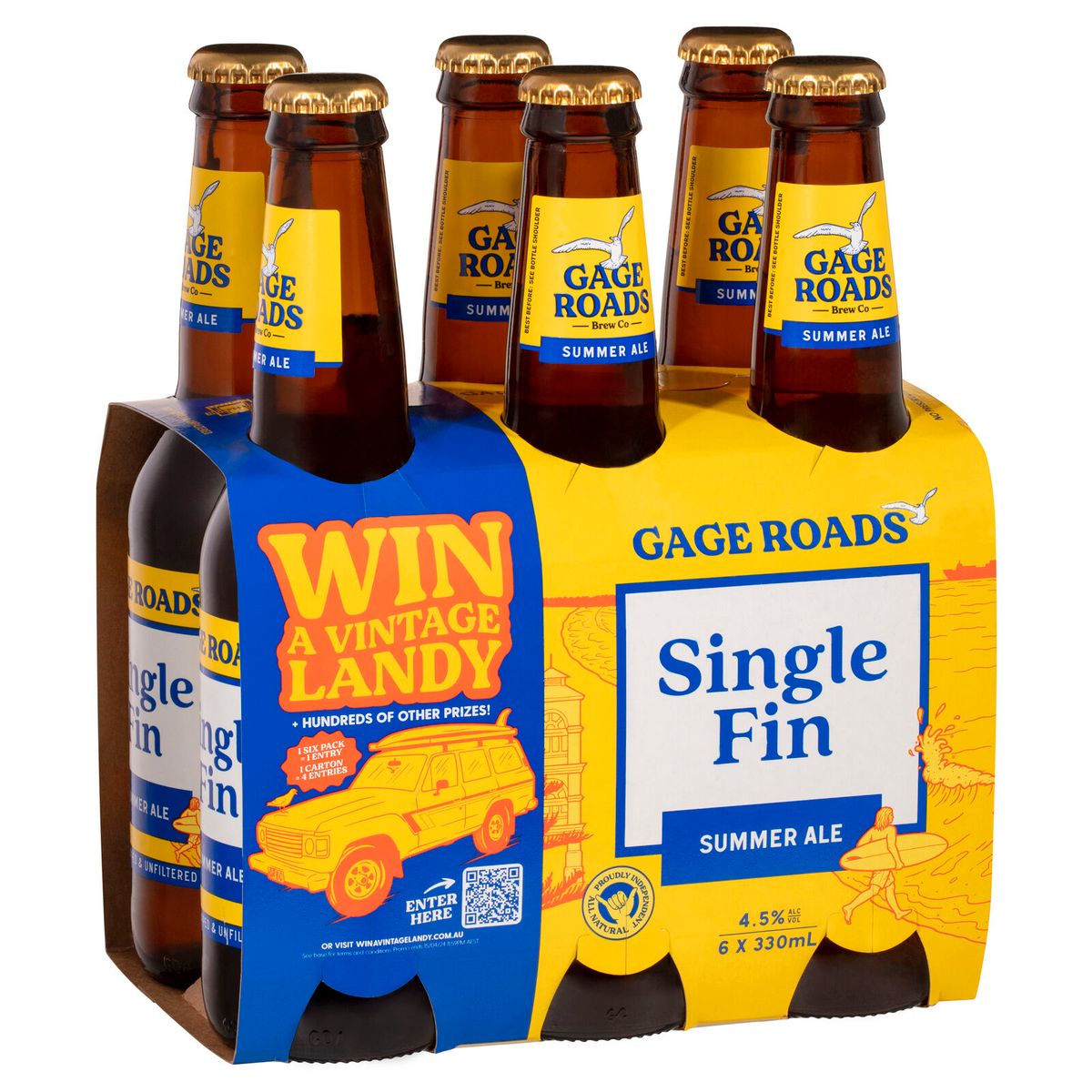 Gage Roads Single Fin Summer Ale Bottle 330mL Thirsty Camel