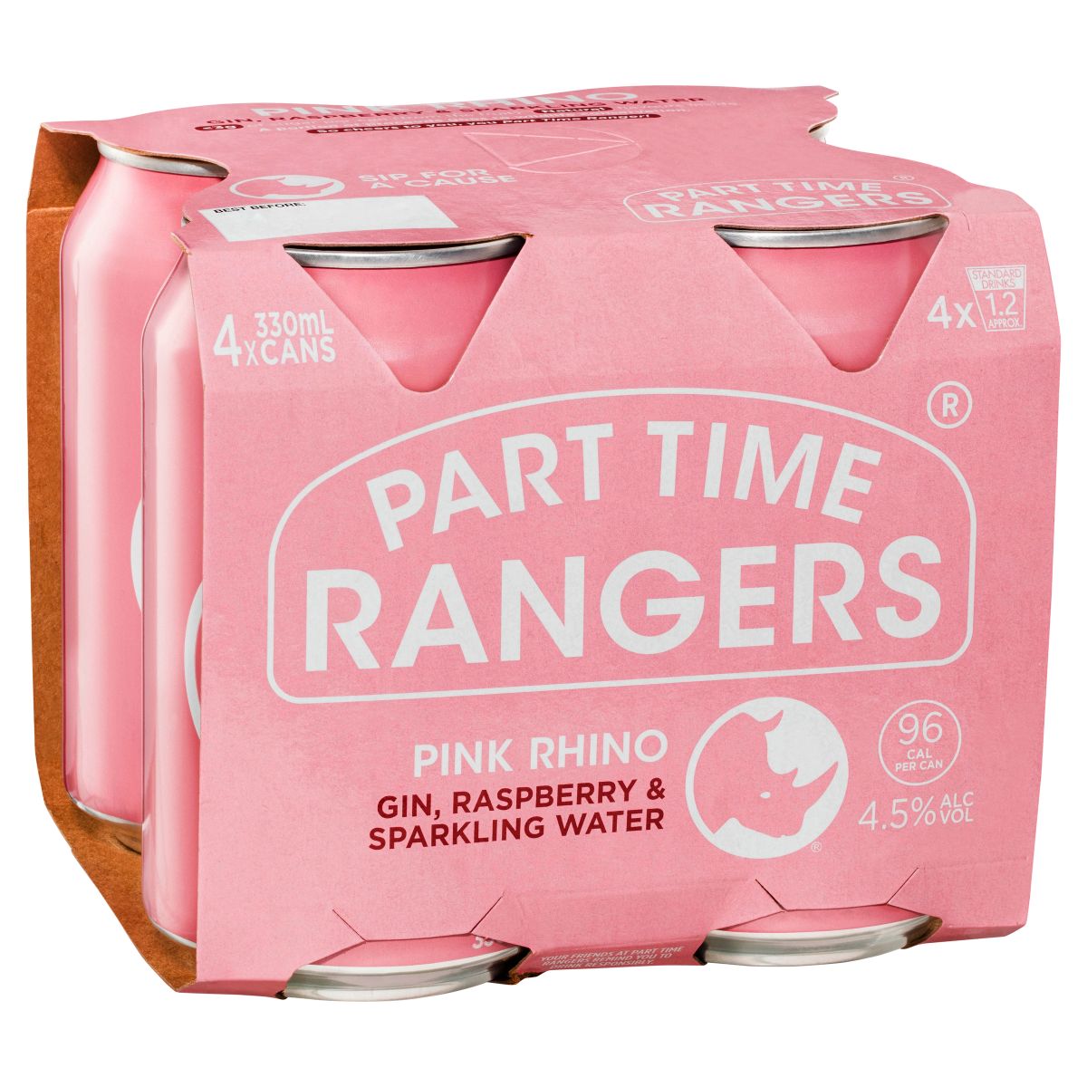 Part Time Rangers Pink Rhino Gin & Raspberry | Thirsty Camel