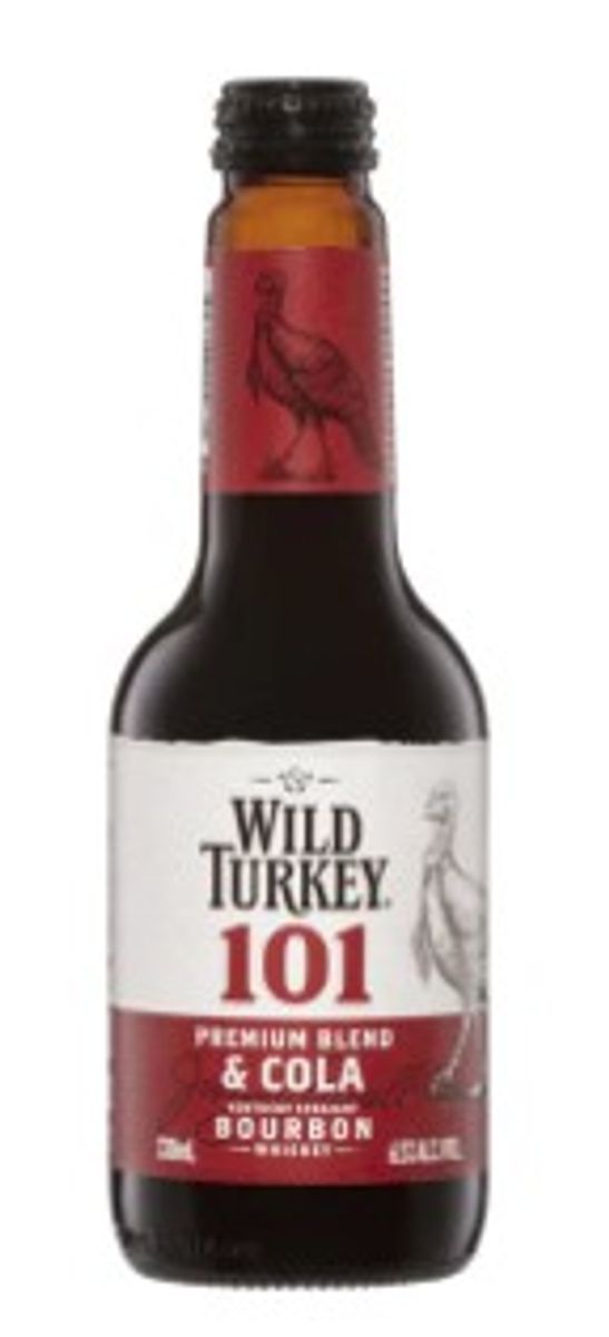 Wild Turkey 101 & Cola 6.5% Bt 330ml | Thirsty Camel