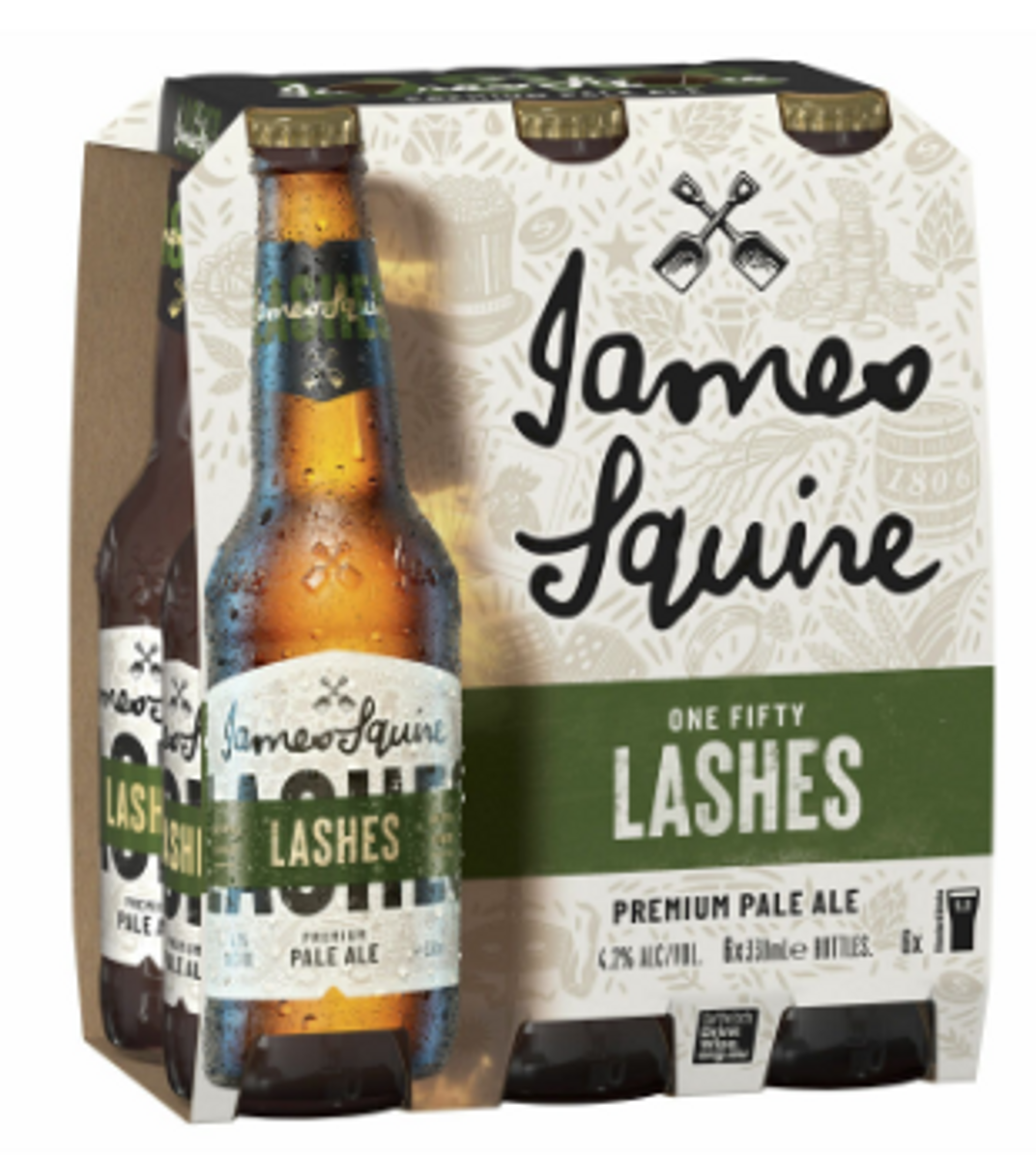 James Squire Lashes Pale Ale Bottle 330ml | Thirsty Camel